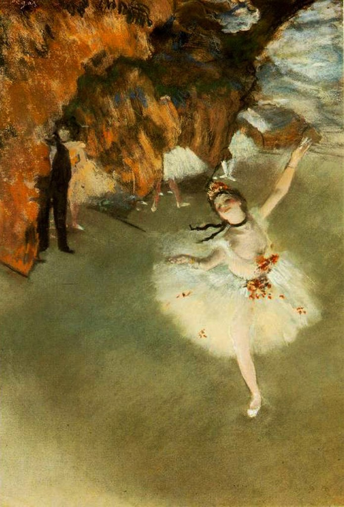 Edgar Degas c1876-77 L'étoile, Musée du Louvre