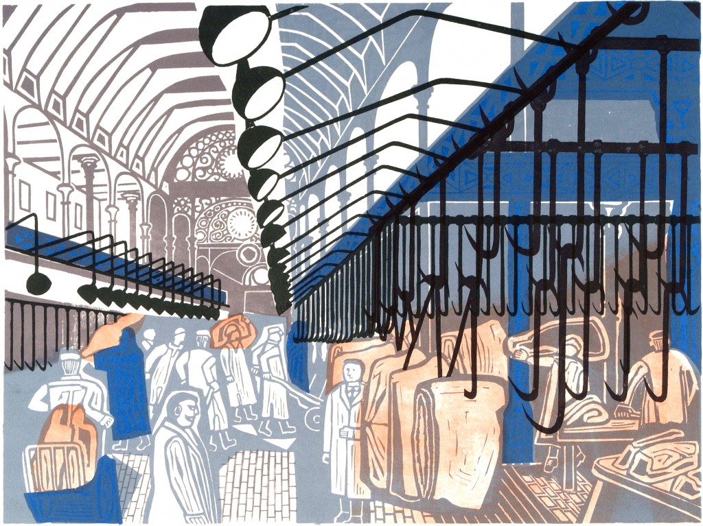 Edward Bawden 1967 Smithfield Market