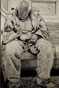 Jacques Moiroud 2015 Slow Commuter 24x36in